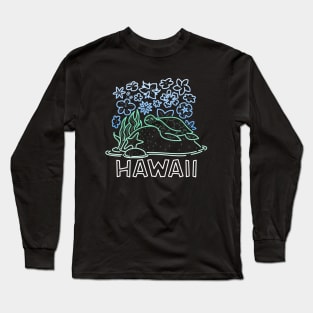 Hawaiian Vacation - Turtle Long Sleeve T-Shirt